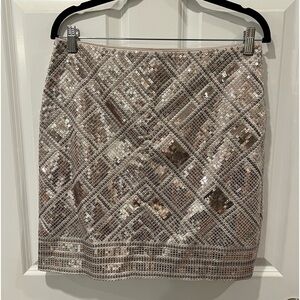 NWT White House Black Market Sequin Pencil Skirt, 8